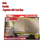 Stainless Steel Checkbook Wallet