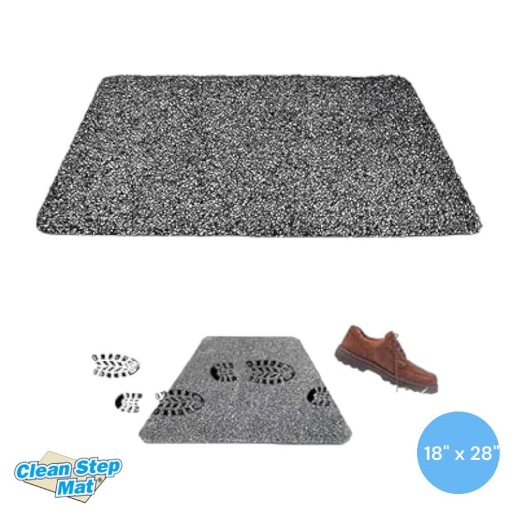 Clean Step Mat Doormat - Gray (18" x 28")