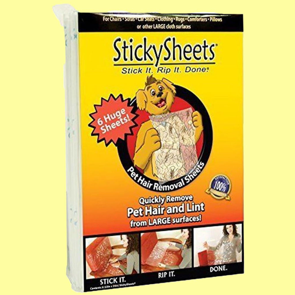 Sticky Sheets - Pet Hair Removal System - 6 Sheets
