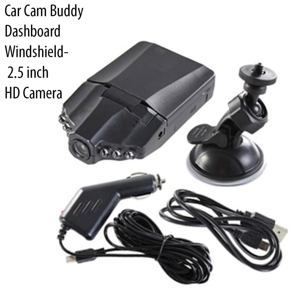 Car Cam Buddy Dashboard Windshield Cam -14 Hours Record Time