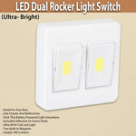 Ultra-Bright LED Dual Rocker Light Switch - Illuminate Your Space