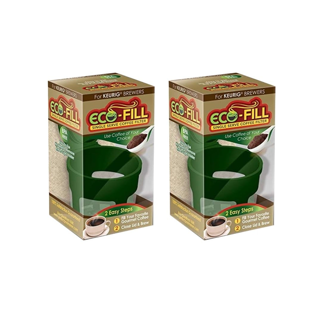 Perfect Pod Eco-Fill Refillable Capsule for K-cup Brewers - 2 Pack