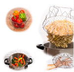 Chef Basket 12-in-1 Stainless Steel Strainer, Fryer, Steamer & Colander