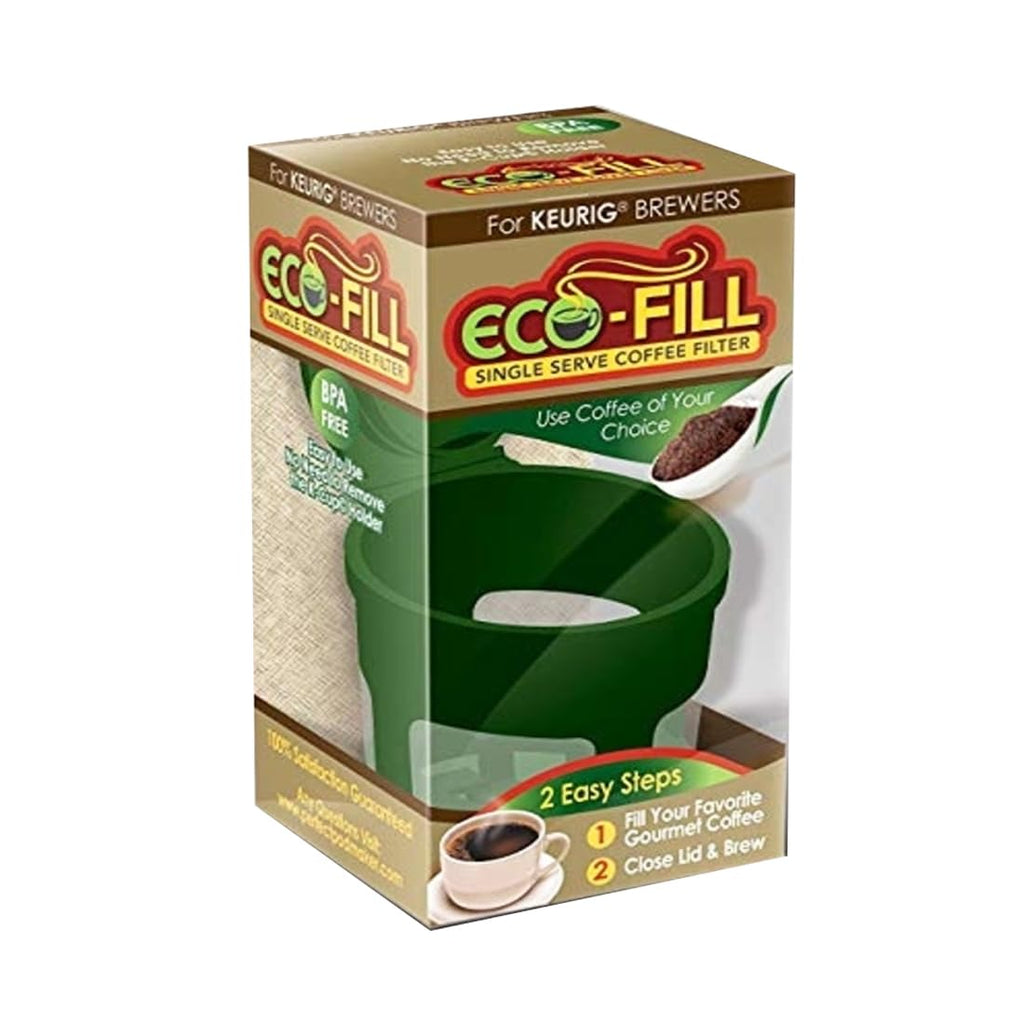 Perfect Pod Eco-Fill Refillable Capsule for K-cup Brewers - 2 Pack