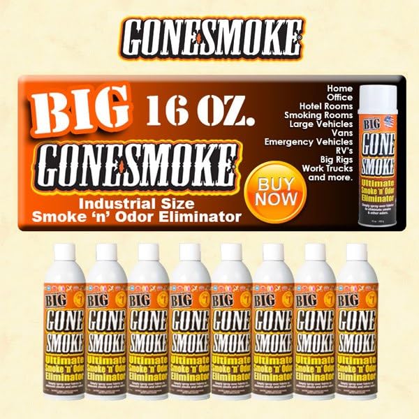 Gone Smoke Personal Smoke 'n' Odor Eliminator, 1 oz.