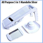 Super Slicer Professional Mandoline Slicer - Adjustable Thickness for Thick & Thin Slices, Veggie Cu
