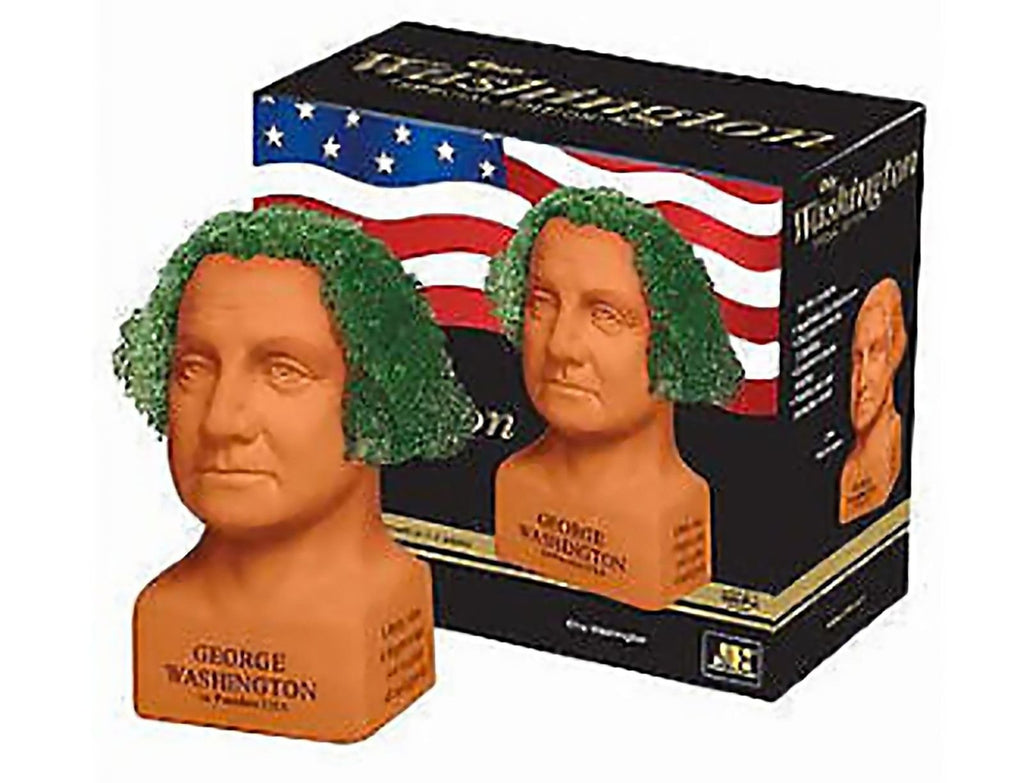 Chia Pet Planter - Freedom of Choice George Washington   - Determined
