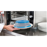 Handy Gourmet Collapsible Microwave Shield, Teal