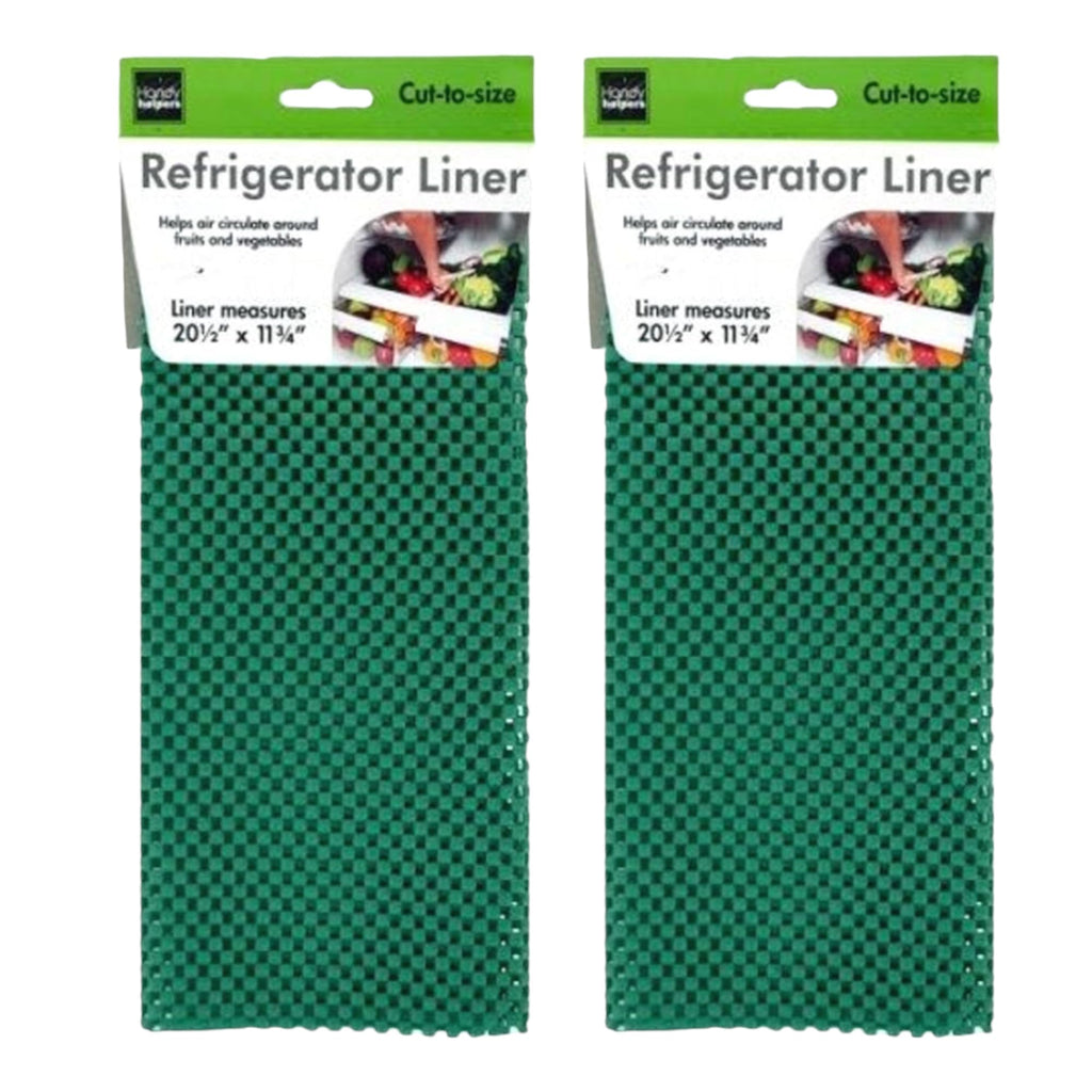 Double Pack Cushioned Refrigerator Liners - Stylish Protection for Your Food