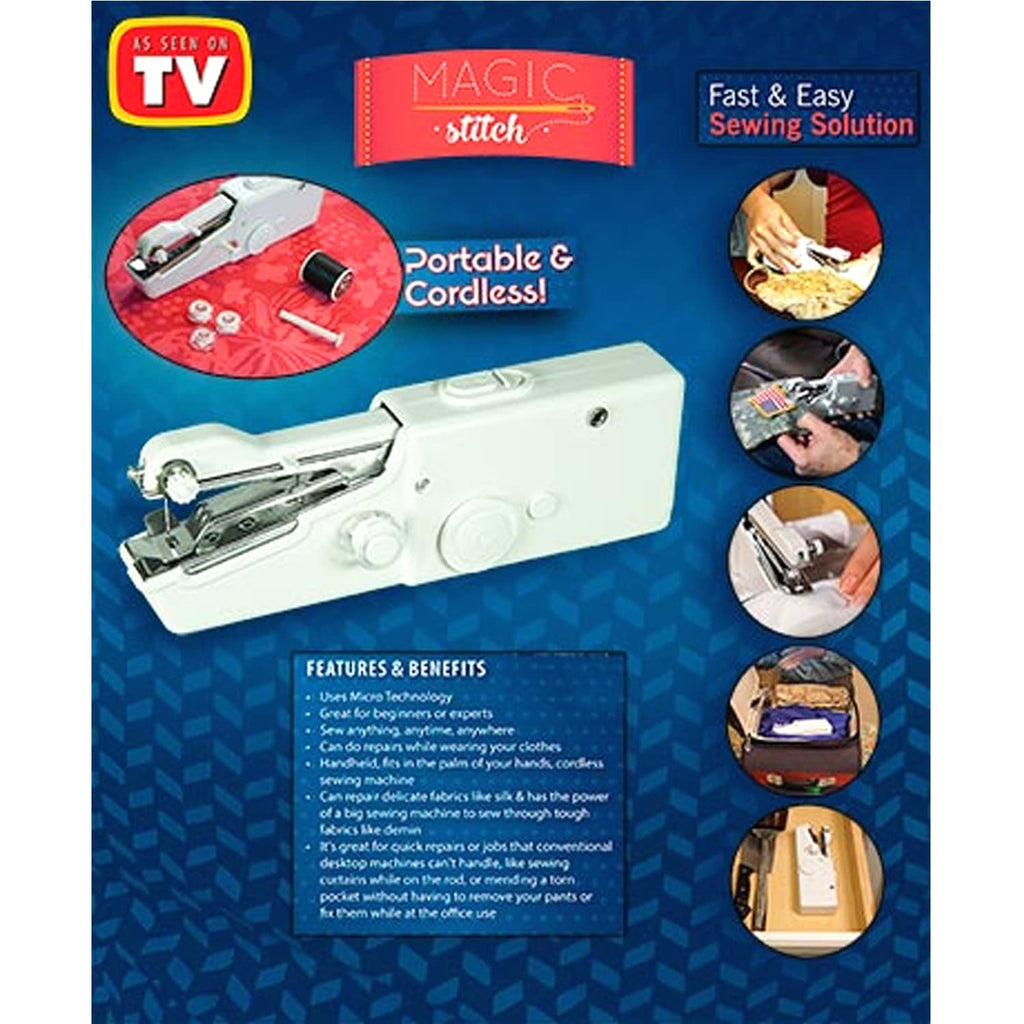 Magic Stitch Cordless Handheld Sewing Machine