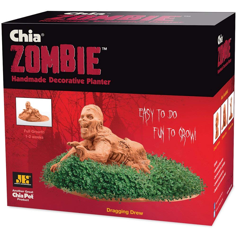 Chia Pet Planter - Zombie -Dragging Drew