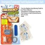 Instant Smile Emergency Temporary Tooth Replacement Kit -Dark