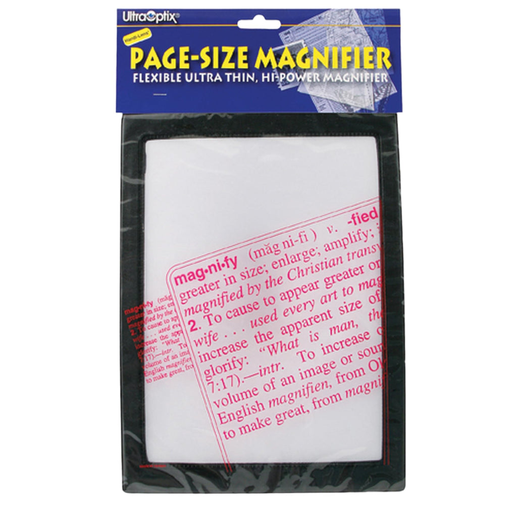 Page-Size Magnifier for Reading Books (7x10)