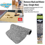 Clean Step Mat Doormat - Gray (18" x 28")