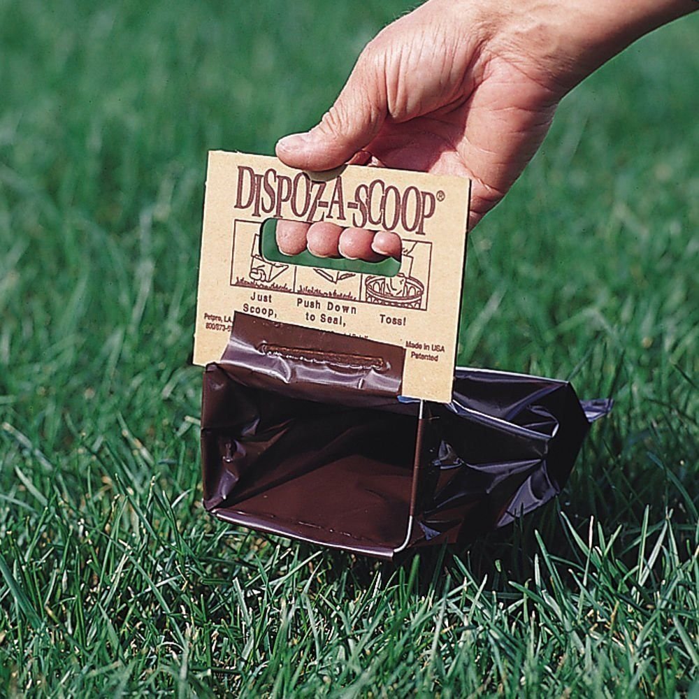 Dispoz-A-Scoop No Touch Mess Odor Sanitary Dog Poop Scoopers 24 Pack