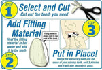 Instant Smile Select A Tooth Temporary Tooth Replacement Kit- Combo