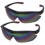 Clear Vision Deluxe Tactical Sunglasses - 2pk
