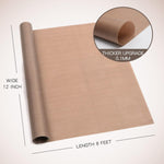 Non-Stick Silicone Baking Mat Roll -  Clear (16 in. x 10 ft.)