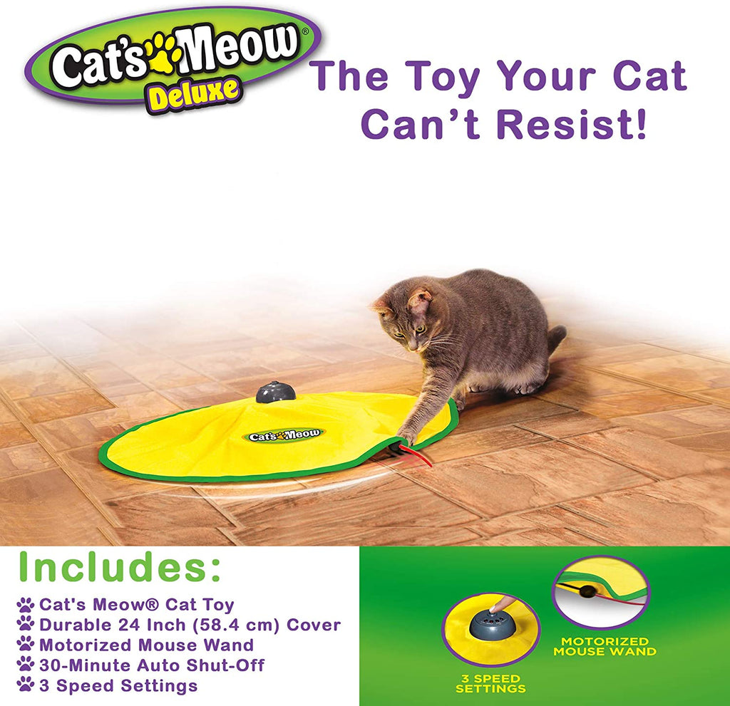 Cat's Meow- Motorized Wand Cat Toy