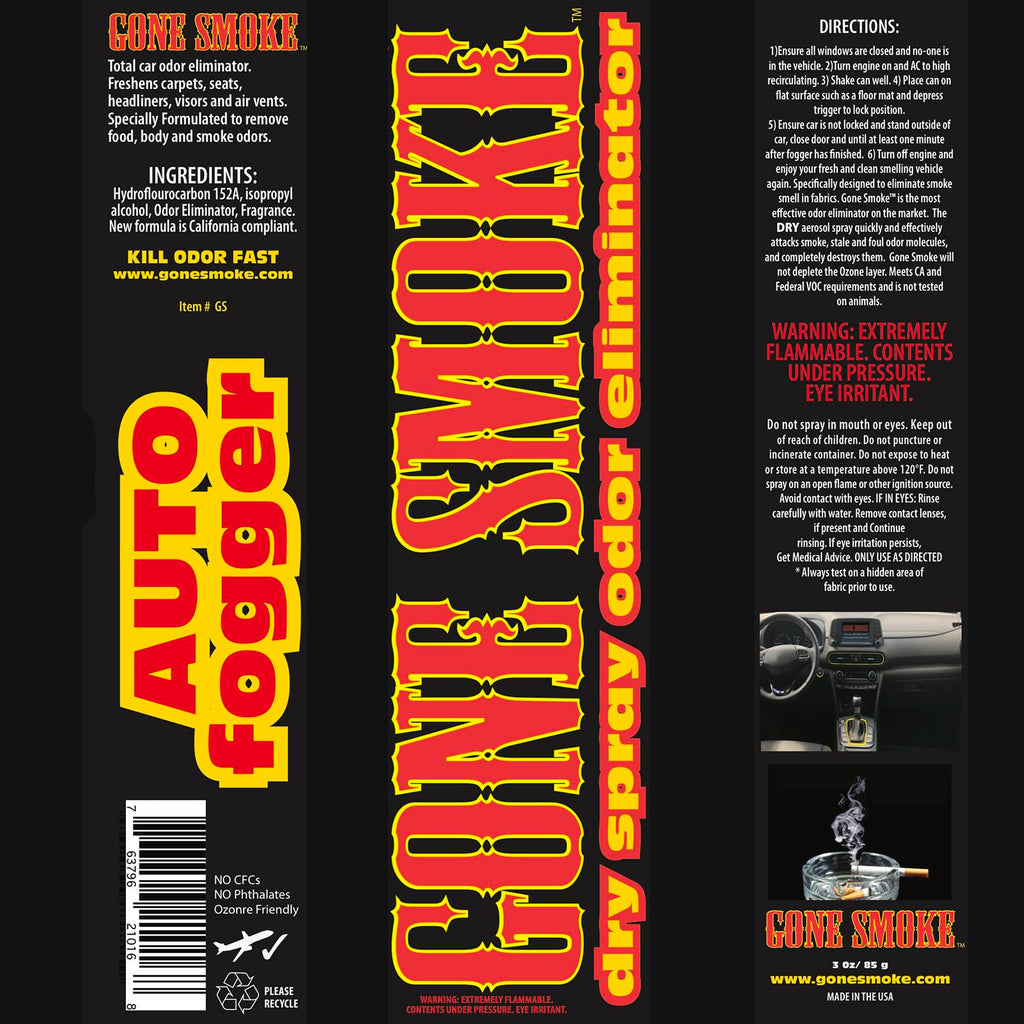 GoneSmoke Auto Fogger, 3 oz. (3 Pack)