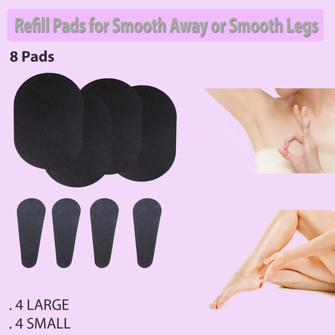 smooth away hair removal pads