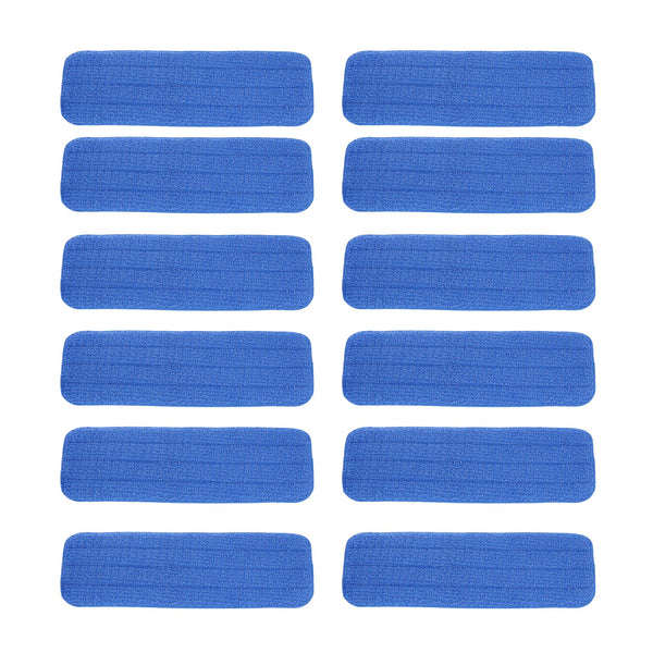 MicroFiber Swivel Mop Pad Refill, 12 pack