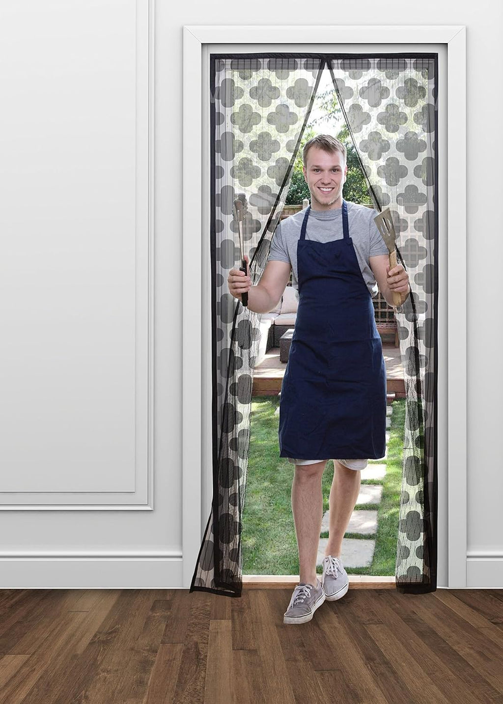 Instant Door Screen (Moroccan Pattern)