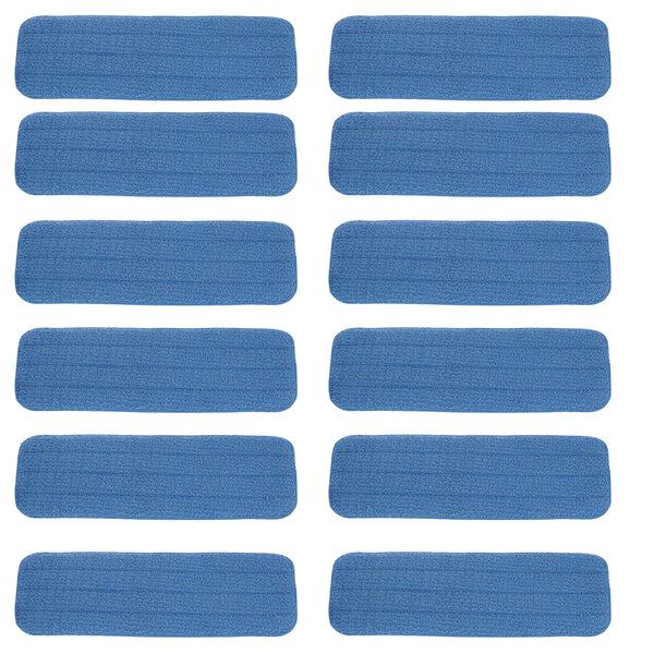 MicroFiber Swivel Mop Pad Refill, 12 pack