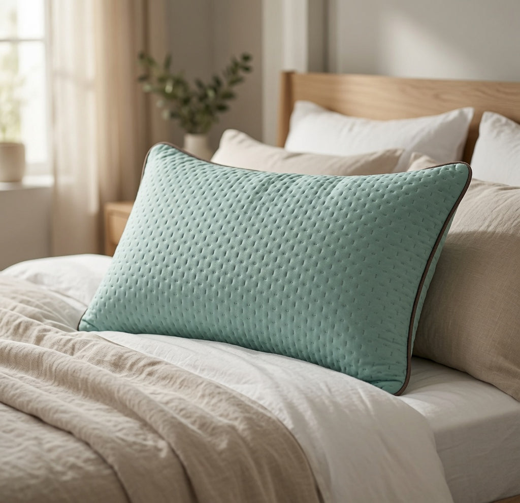 SobaMakura Buckwheat Pillow - The Original SobaMakura Buckwheat Pillow - Seafoam Green