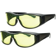 Battle Vision Wrap Around Sunglasses - 2PK