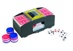 Jobar 2-Deck Automatic Card Shuffler: Perfect for Poker and Card Games