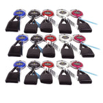 Premium Lighter Leash Retractable Lighter Holder - Assorted Colors - 15 Pack