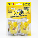 Mister Magic Fridge Odor Absorber - Refrigerator Deodorizer Eliminator (Lemon)