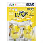 Mister Magic Fridge Odor Absorber - Refrigerator Deodorizer Eliminator (Lemon)