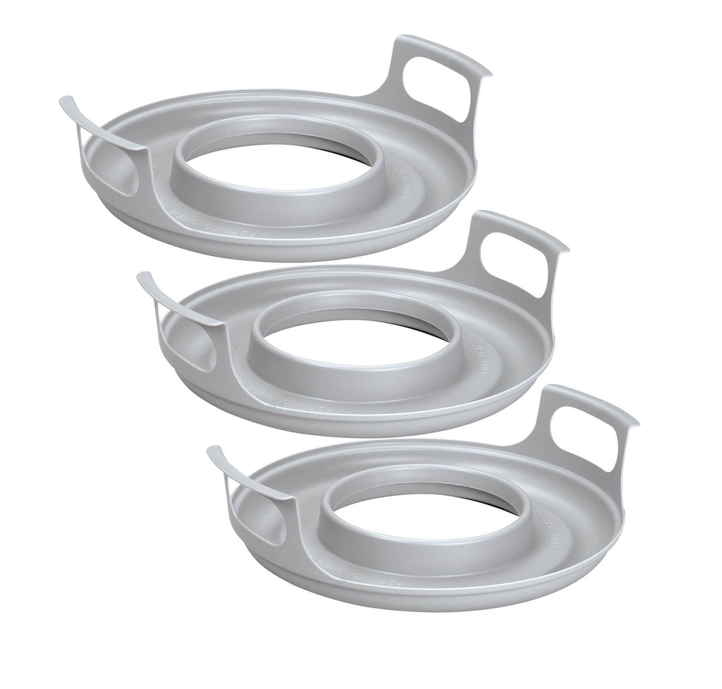 microwave tray with handles