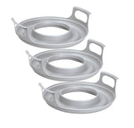 microwave tray with handles