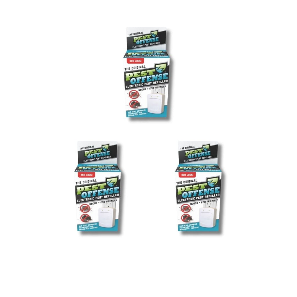 Pest Offense Electronic Pest Repeller - 3 Pack