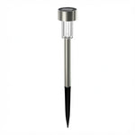 Solar Pathway Lights 12 Pack Stainless Steel Solar Garden Lights