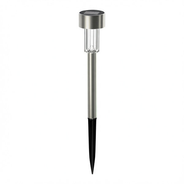 Solar Pathway Lights 12 Pack Stainless Steel Solar Garden Lights
