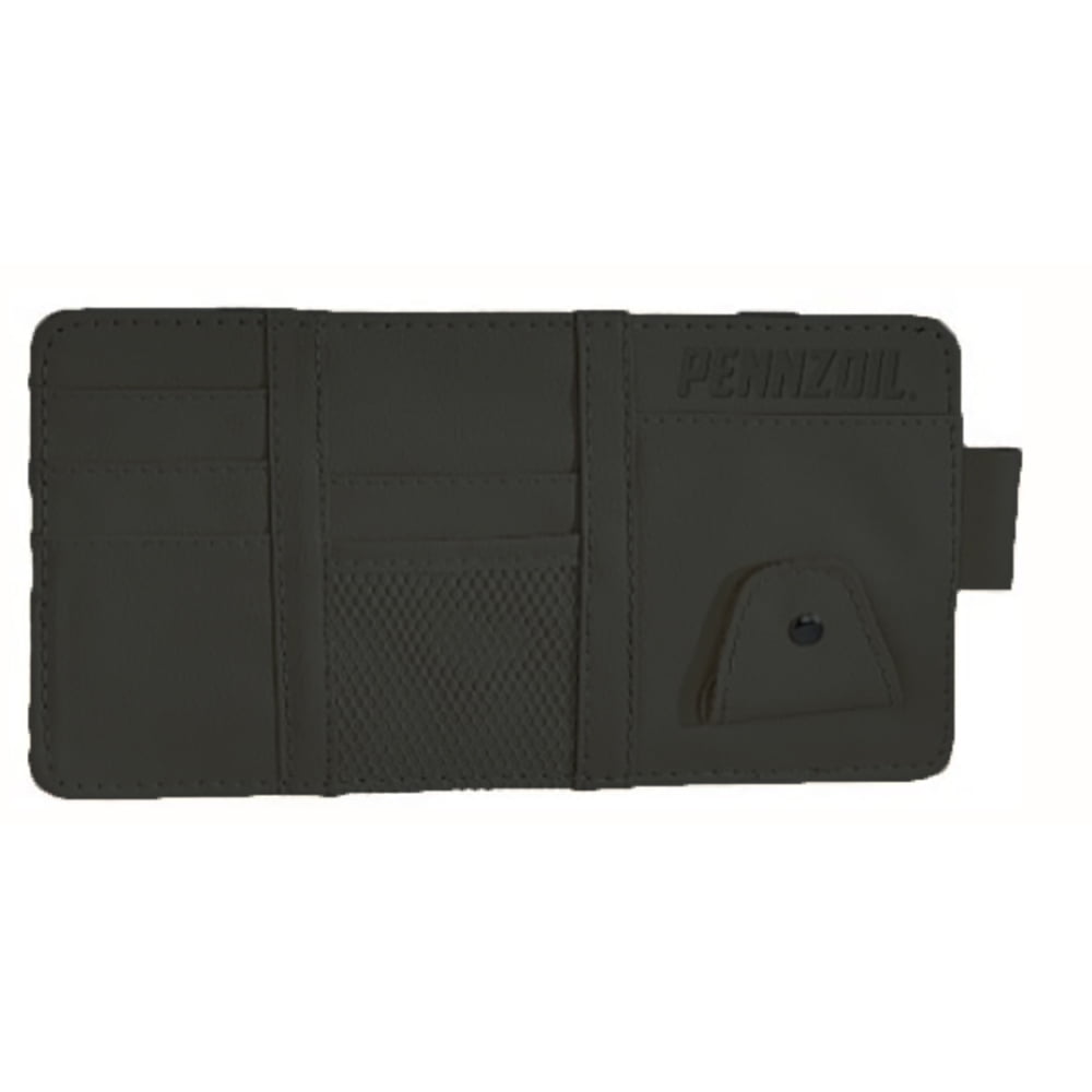 Pennzoil Visor Valet - Convenient Car Organization Solution (Black)