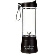Handy Gourmet RevMix Platinum for Smoothies & Shakes On The Go, 12 oz. (Black)