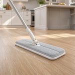 53" Telescopic Floor Mop with Reuseable Mop Pad
