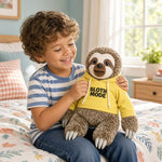 Snax The Sloth Talking Plush Repeats You Slowly