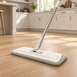 SwivelShine 360 Microfiber Floor Mop, Stainless Steel Pole, 2 Pads