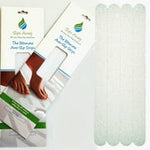 Ultimate Anti-Slip Grip: Self-Adhesive Safety Stickers - 8 White Strips