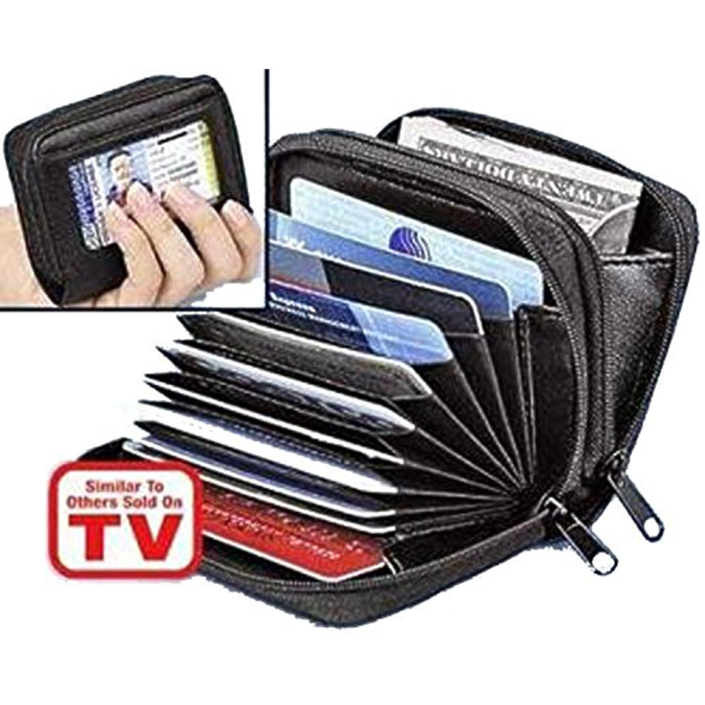 Accordion Style Credit Card Wallet (Black)