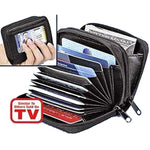 Accordion Style Credit Card Wallet (Black)