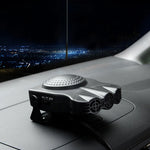 Portable Car Heater Fan (Black) 2-in-1 Defrost Defog & Cooling Vent Fan