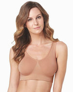  Women's Seamless Leisure Bra (Nude, Large) Bust: 38-40