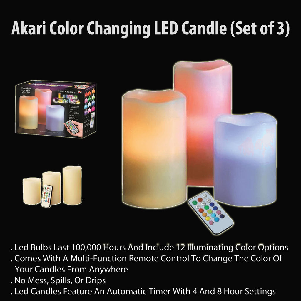 flameless candles with remote